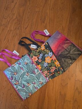 3 Reusable Tote Bags -  NWT